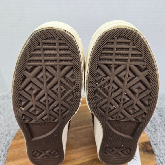 Converse CTAS Chuck Taylor All Star Platform Low Cozy Sherpa Mauve Y2K Womens 10 - Picture 9 of 12